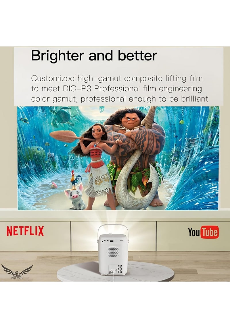 ELTRAZONE Smart Mini Projector S10: 5G WiFi, 1080P HD, Bluetooth, and Multi-Device Support - Image 2