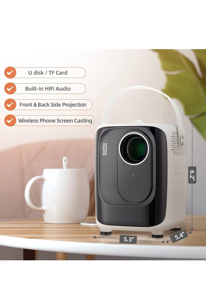 ELTRAZONE Smart Mini Projector S10: 5G WiFi, 1080P HD, Bluetooth, and Multi-Device Support - Image 3
