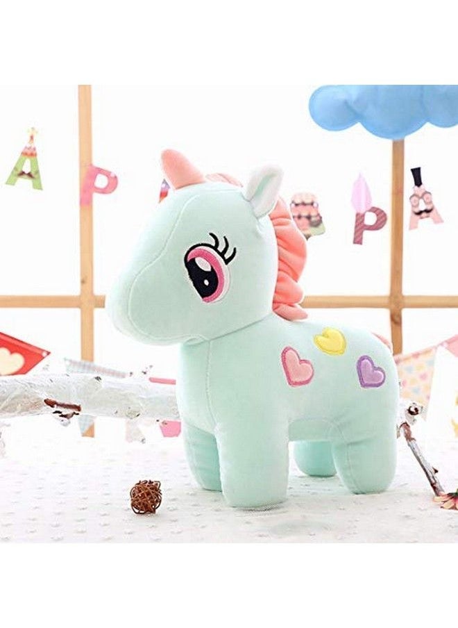 CLICK4DEAL Soft Long Soft Lovable Hugable Cute Giant Life Size (32 Cm Unicorn Blue)  - Image 2