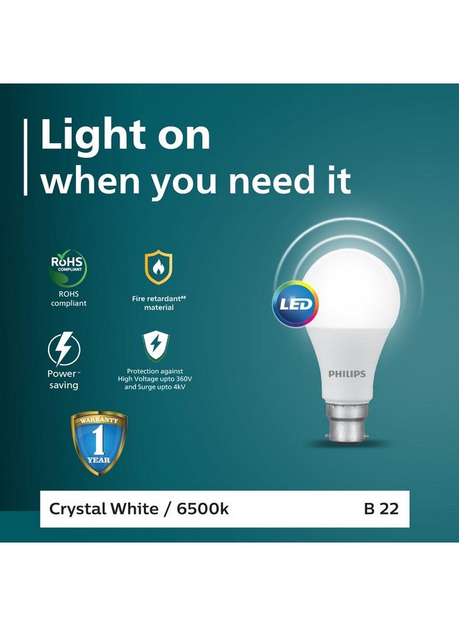 PHILIPS Motion Sensor 14W B22 LED Bulb | motion Sensor Light for Home | motion Sensor LED Bulb | Crystal White, Pack of 2 - Image 3