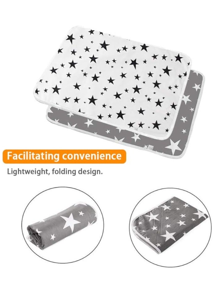 Moro Moro Baby Waterproof Changing Pad, 50x70 cm, Soft Cotton Surface - Image 2