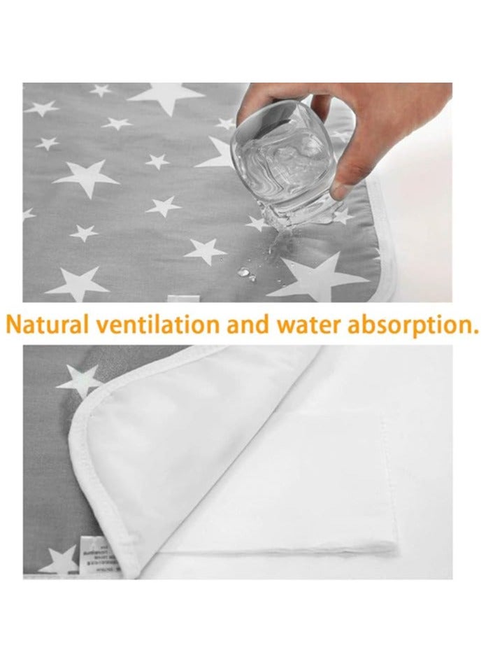 Moro Moro Baby Waterproof Changing Pad, 50x70 cm, Soft Cotton Surface - Image 4