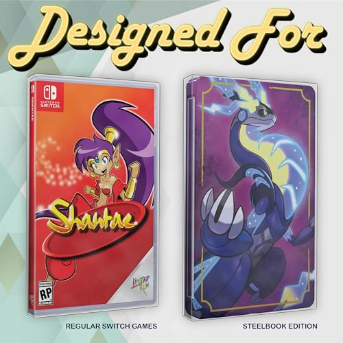 MALKO 10 PACK Video Game Protector Compatible with: Nintendo Switch Game Case & Steelbook | Clear Plastic Sleeve - Image 4