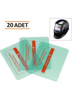 Kafenn Auto Darkening Welding Mask Glass Inner Protector 50X102 mm 20 Pieces  - Image 1