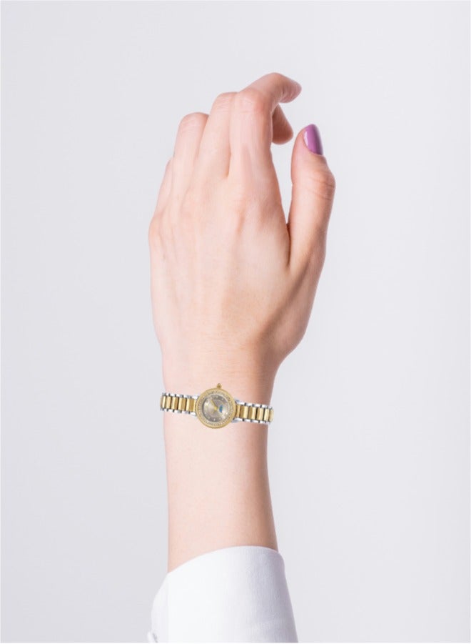 Black Moon Elegant Blackmoon Women's Watch Stylish Titanium Dial Stainless Steel Band Water Resistant Perfect for Casual and Formal Wear - Image 2