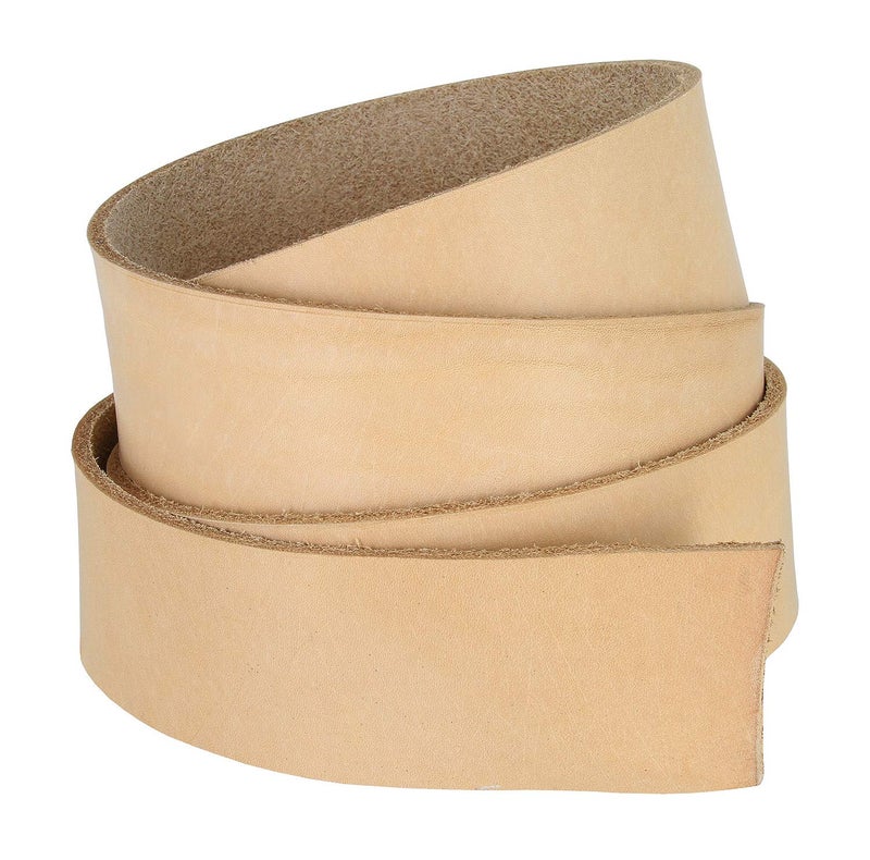 Belts.com 3" Wide Belt Strap Heavy Weight Natural Cowhide Leather Strips Leather Craft - Image 5