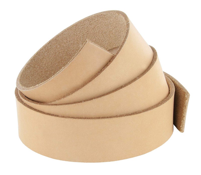 Belts.com 3" Wide Belt Strap Heavy Weight Natural Cowhide Leather Strips Leather Craft - Image 3