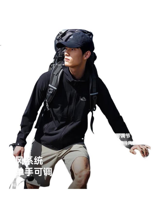 PELLIOT [Wind Shield Max] Outdoor Softshell Jacket New Men And Women Cordura Abrasion-Resistant Hiking Jacket 115106003 Green L - Image 3