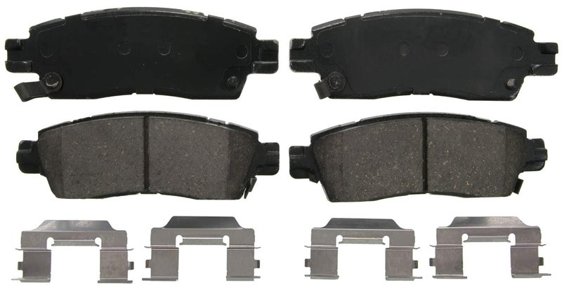 Wagner QS ZD883 Disc Brake Pad Set Chamfered Edges for Smooth Quiet Stops Fits 20092017 Chevrolet Traverse