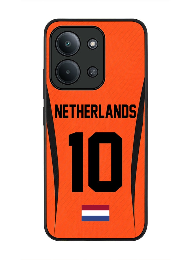 Stylizedd For Xiaomi Redmi 15C 4G Case,Slim fit Camera Protection, Shockproof Thin Phone cover  - Football Team Netherlands World Cup 2026