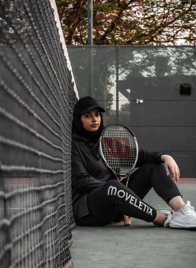 Moveletix  Plus Size Modest Sportswear Long Oversized Hoodie for Women | Best Price UAE