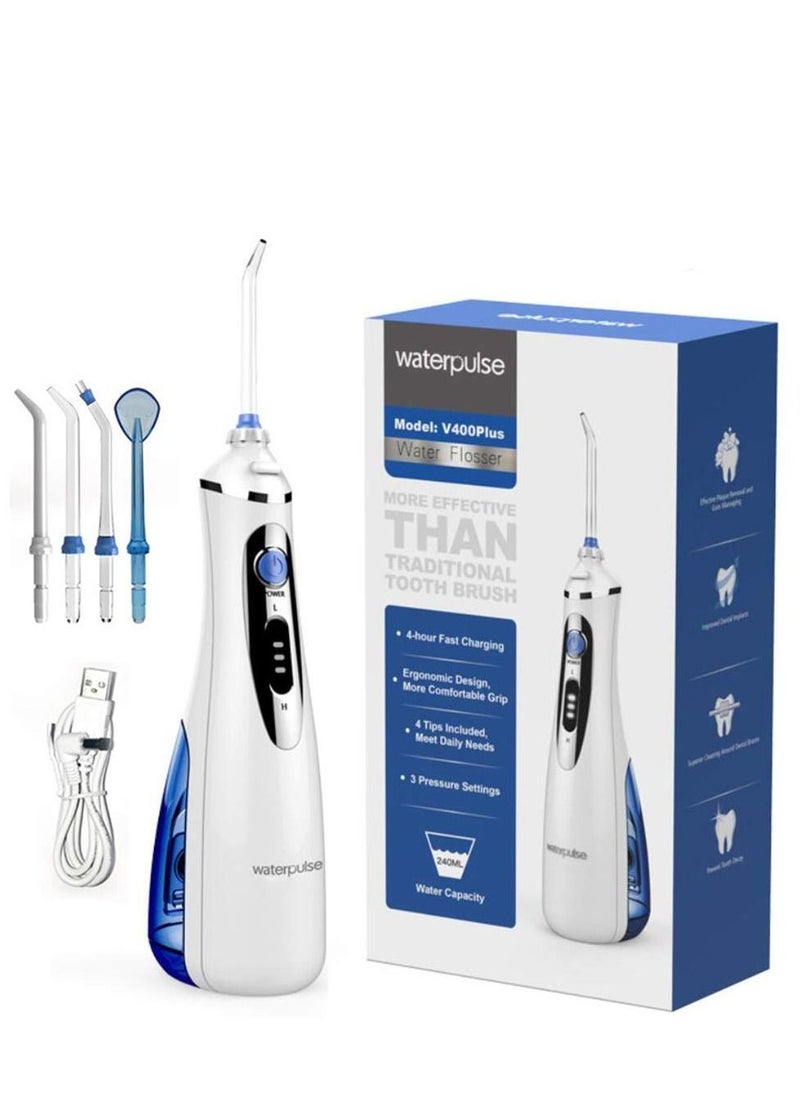 Portable Dental Flosser Cordless Oral Irrigator With Travel Case