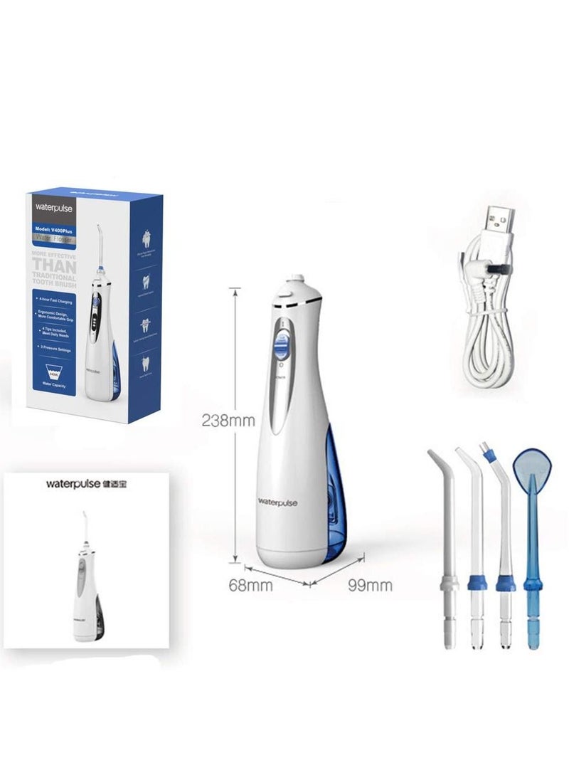 Portable Dental Flosser Cordless Oral Irrigator With Travel Case