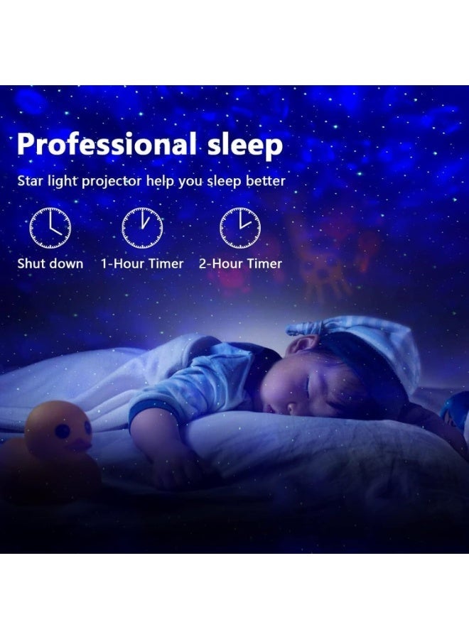 milkyway Galaxy Star Projector,Nebula LED Night Light for Room Decor, Ocean Wave Starry Sky Light Projector for Bedroom Home Theater, Remote & Bluetooth Speaker, Christmas for Kids Boy Girl Adults - Image 5