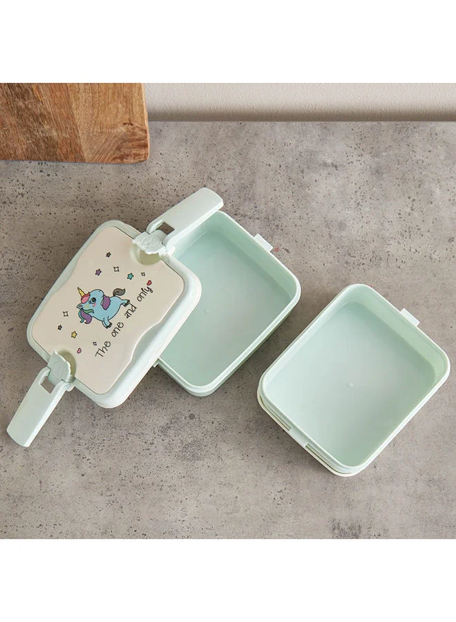Home Box Neo Unicorn Double Layer Lunch Box 17x11x12.5 cm