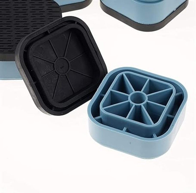 KITQO KITQO Washing Machine Feet Pads Vibration Feet for Anti Vibration Damper Anti Slip Noise Cancelling Universal Stabilizer Base for Refrigerator Home Furniture Appliances Set of 8  - Image 2
