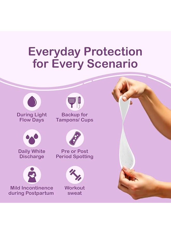 عشية أي وقت مضى فوط صحية يومية من إيفريف للنساء، 180 مم، 60 فوطة، فائقة النعومة، تسمح بمرور الهواء، لا تسبب طفحًا جلديًا، مثالية للإفرازات البيضاء، والبقع، وللثقة اليومية، انتعاش يدوم طوال اليوم حتى في غير أيام الدورة الشهرية - Image 2