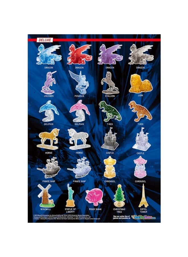 BePuzzled | Roses in Vase Original 3D Crystal Puzzle, Ages 12 and Up, Red - Image 4