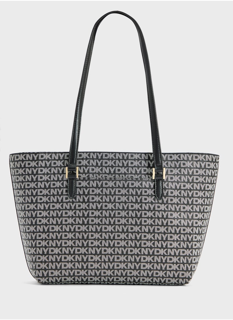 DKNY Bryant Logo Zip Through Tote  - Image 2