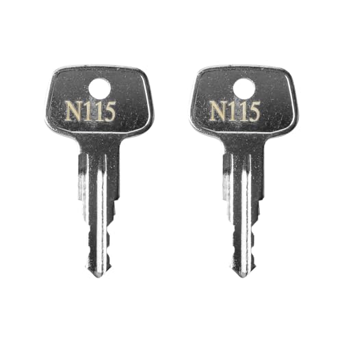 Hugexpen N115 Key Replacement for Thule Rack Core, Key Cylinder for Bike Rack Lock, Roof Cargo Lock, Roof Rack Locks, Cross Bars, Towers, Ski Rack Etc - Image 1