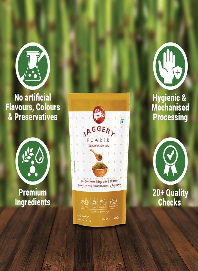 Double Horse Natural Jaggery Powder 400g | Gud jaggery powder | Export Quality | Tunnel dried and free flowing - Image 5