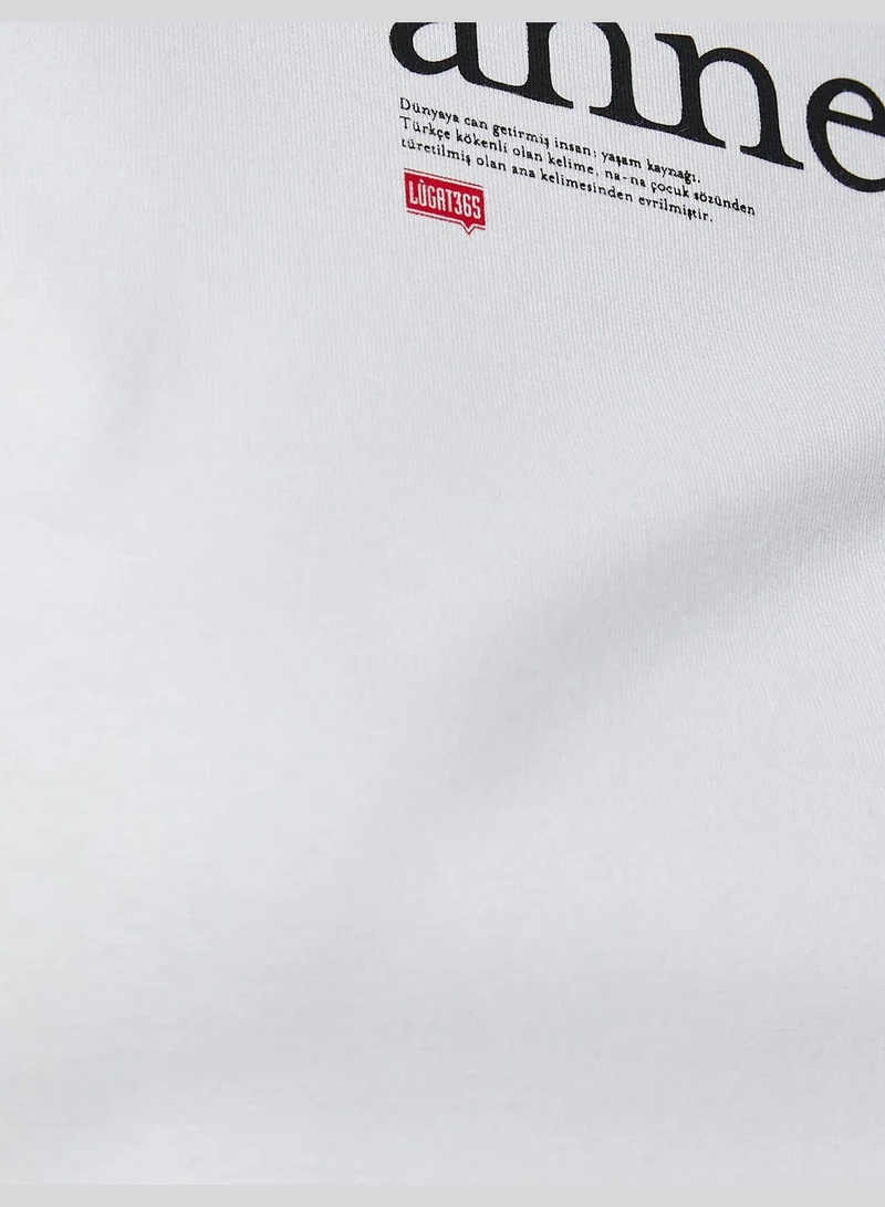 كوتون Lûgat365 Licensed Binding Detail T-Shirt