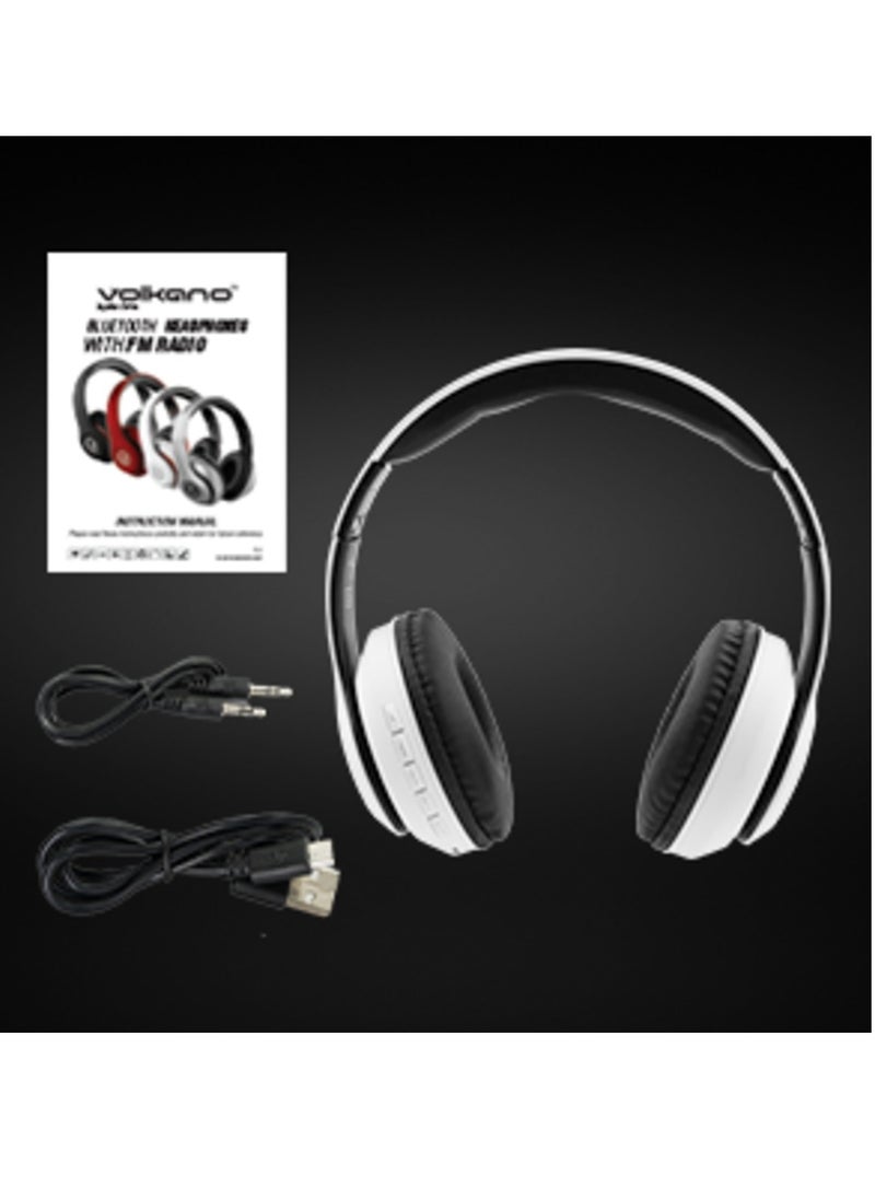 Volkano Impulse Series Bluetooth Head Phones - White - pzsku/Z5809EA4A7BB1F3C89498Z/45/_/1727176507/3c6c913a-72cc-4dfe-a731-2d17538b7334