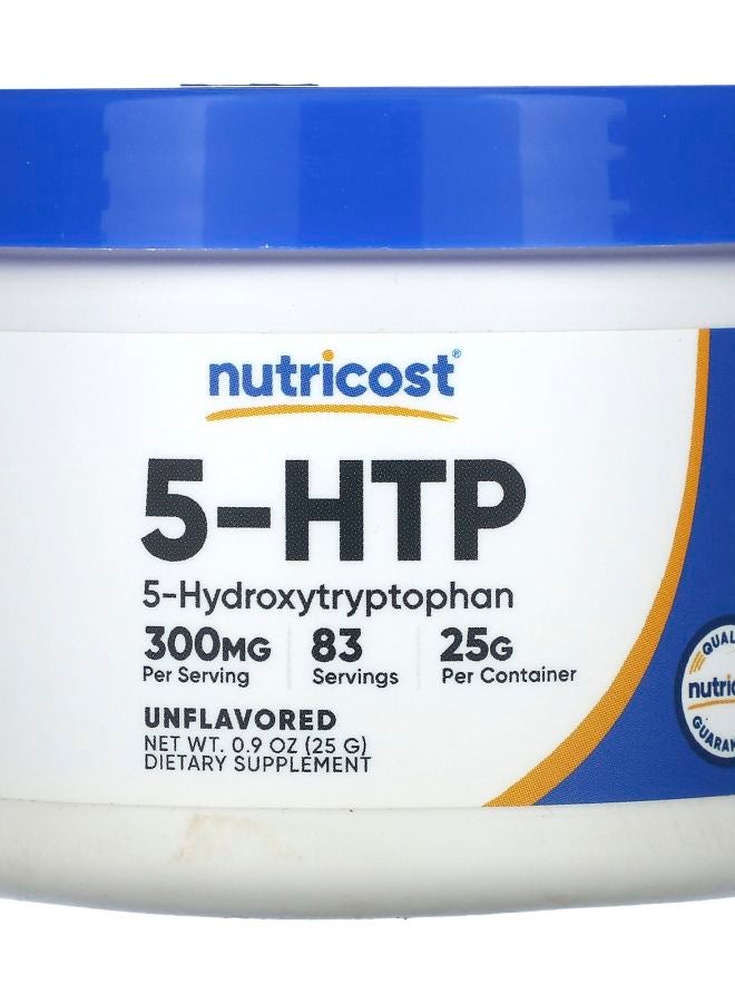 5-HTP Powder 5-Hydroxytryptophan Unflavored 0.9 oz (25 g)