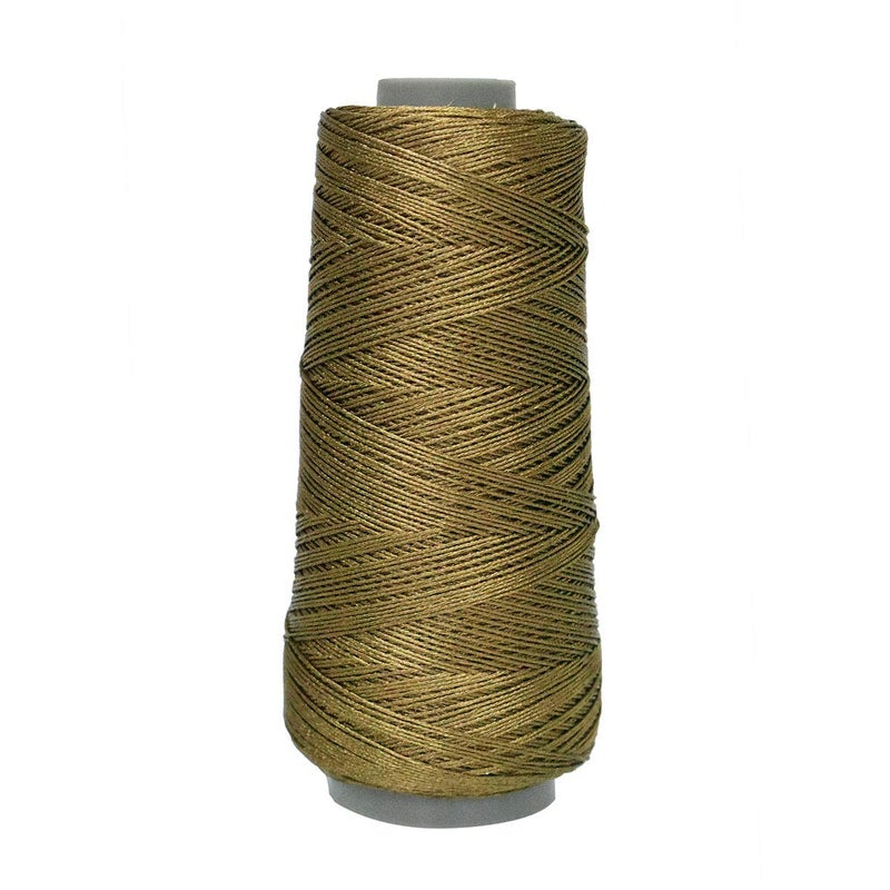Embroiderymaterial 0.5 MM Thick Metallic Zari Threads for Jewellery Making, Bracelet Making, Aari Work, Embroidery Work, Dori/Rope, Safe to use in Machine (274 Meters/Antique Gold Color) - Image 5