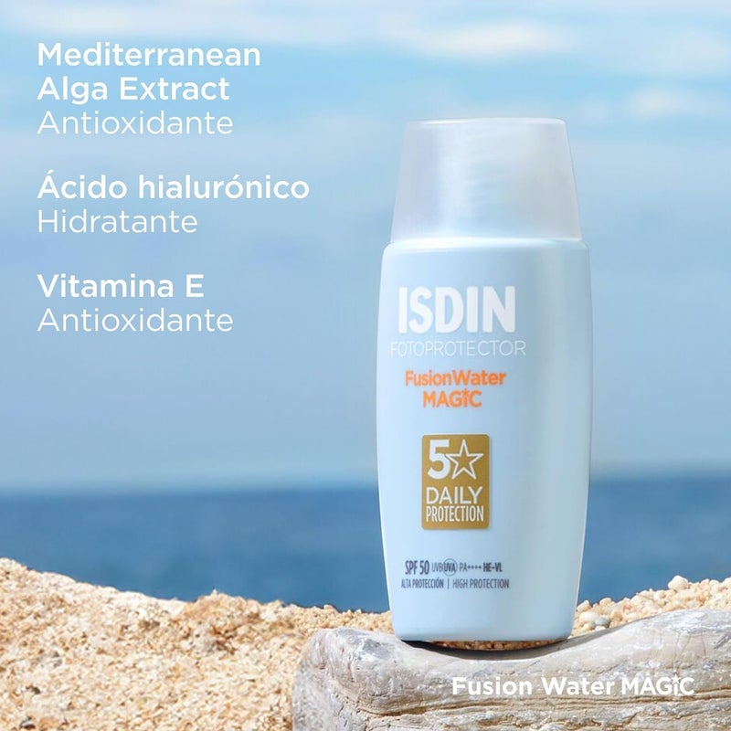 ISDIN Fusion Water Magic SPF50 Sunscreen 50ml - Image 3