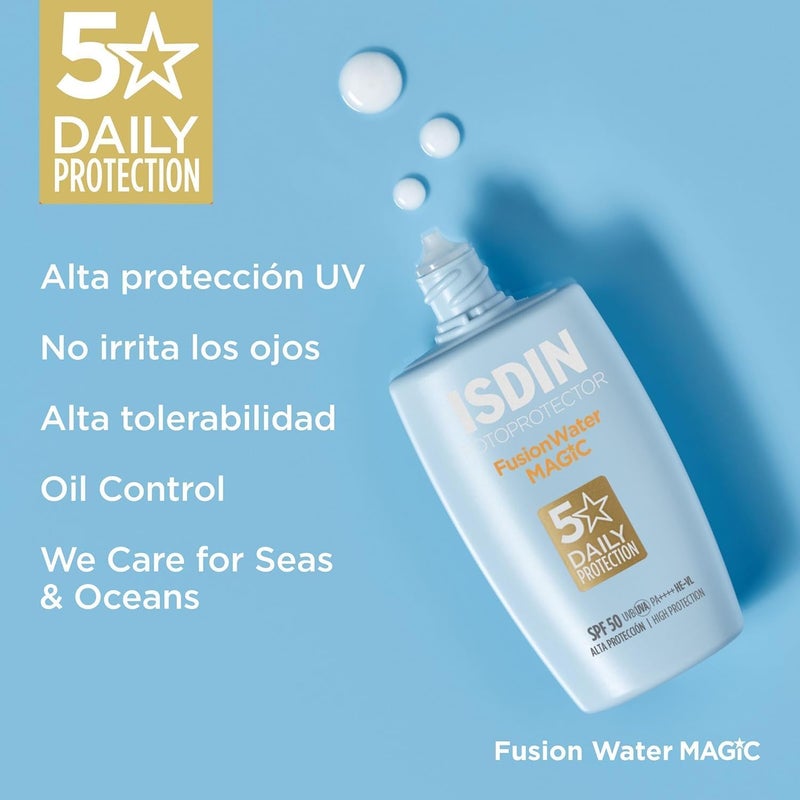 ISDIN Fusion Water Magic SPF50 Sunscreen 50ml - Image 4