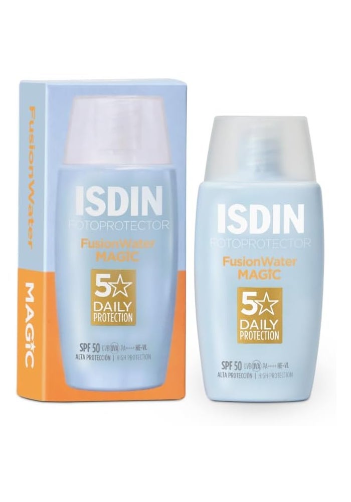 ISDIN Fusion Water Magic SPF50 Sunscreen 50ml - Image 1