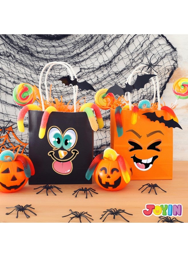 JOYIN 36 PCS Halloween Pumpkin Stickers, Party Favor for Kids, Art Crafts Party Supplies, Pumpkin Decorating Face Sticker Sheets with 9 Designs, Halloween Goodies Classroom Activities Games - Image 5
