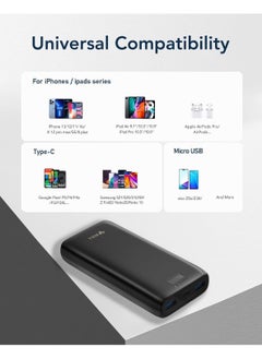 Portable Charger Power Bank 22.5W 20000mAh Ultra-High Capacity PD/QC 3.0 Fast Phone Charging 3 USB Port External Cell Phone Battery Pack Compatible with iPhone Android et - pzsku/Z580A0ED06DADEA3A7732Z/45/_/1730879574/5575053c-71ca-48ed-9040-a73c41f9d1a0