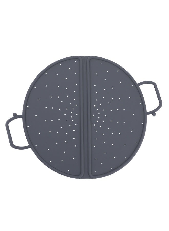 general Silicone Collapsible Steamer Rack with Handle - Heat Resistant Foldable Steaming Rack for Pots Pans - Image 1