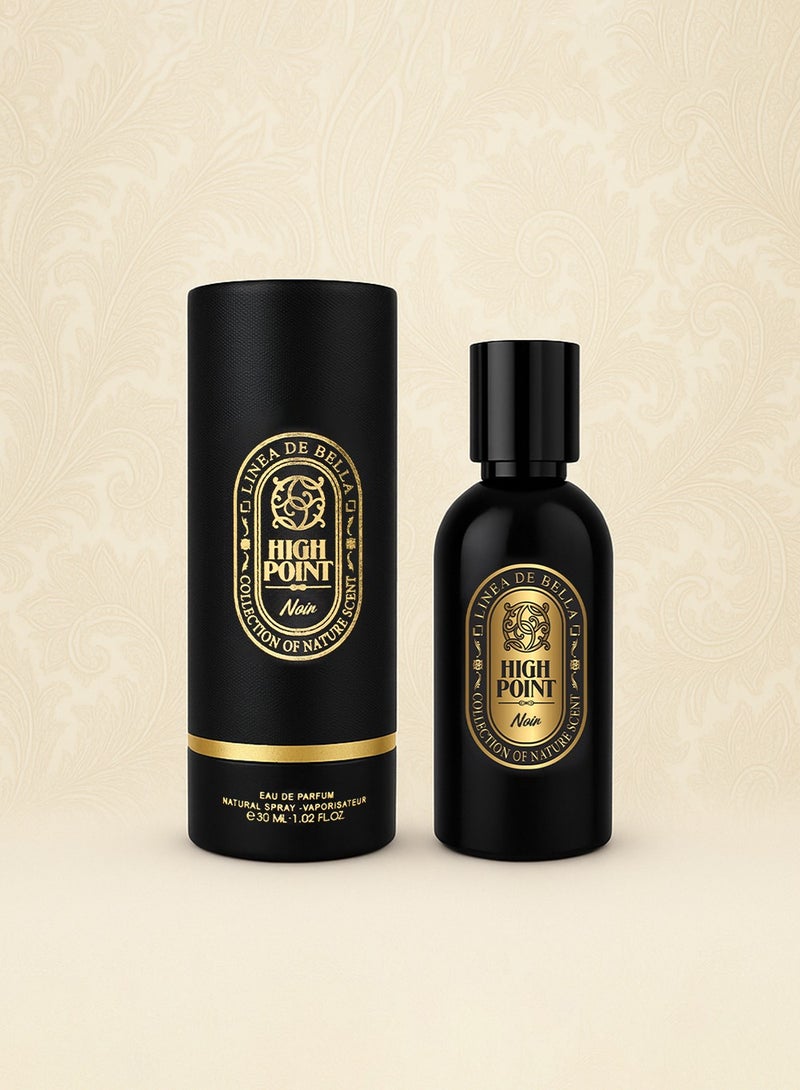Linea De Bella Highpoint Collection Noir EDP 30ML | Luxury Perfume for Men | Long Lasting Amber Perfume for Men with Woody - Image 4