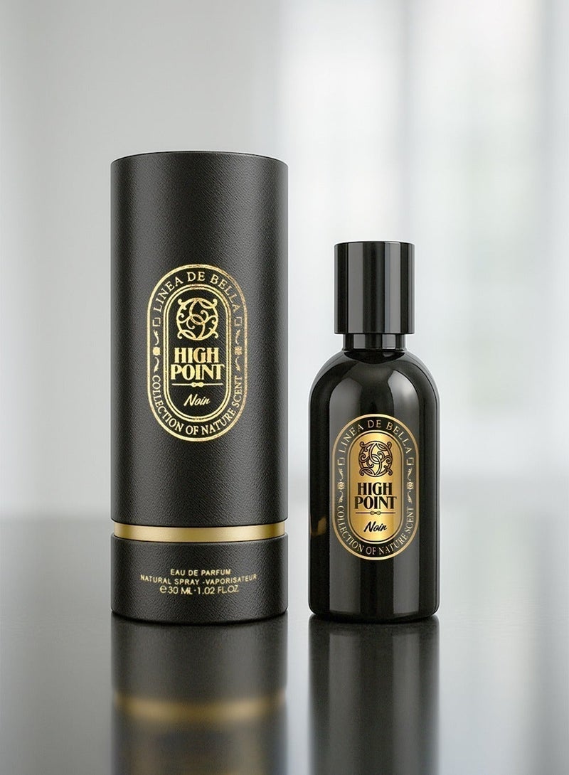 Linea De Bella Highpoint Collection Noir EDP 30ML | Luxury Perfume for Men | Long Lasting Amber Perfume for Men with Woody - Image 5