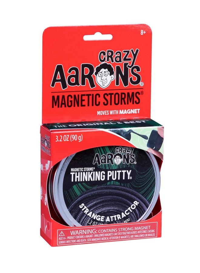 كريزي أرونز معجون التفكير الجذاب الغريب من Crazy Aaron's Magnetic Storms® - معجون تفكير من الصفيح مقاس 4 بوصات - معجون لعب حسي غير سام - لا يجف أبدًا - لعبة إبداعية للأطفال والكبار - Image 2