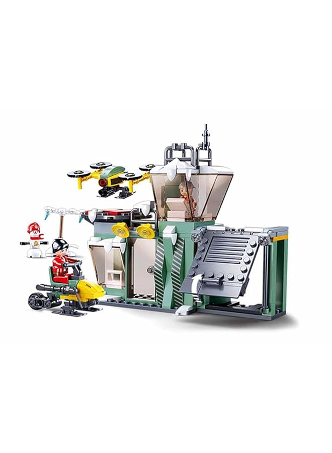 Sluban Town Series Rescue Base Building Set 251 Pieces With Minifigures For Ages 6+ Years Old - Image 3