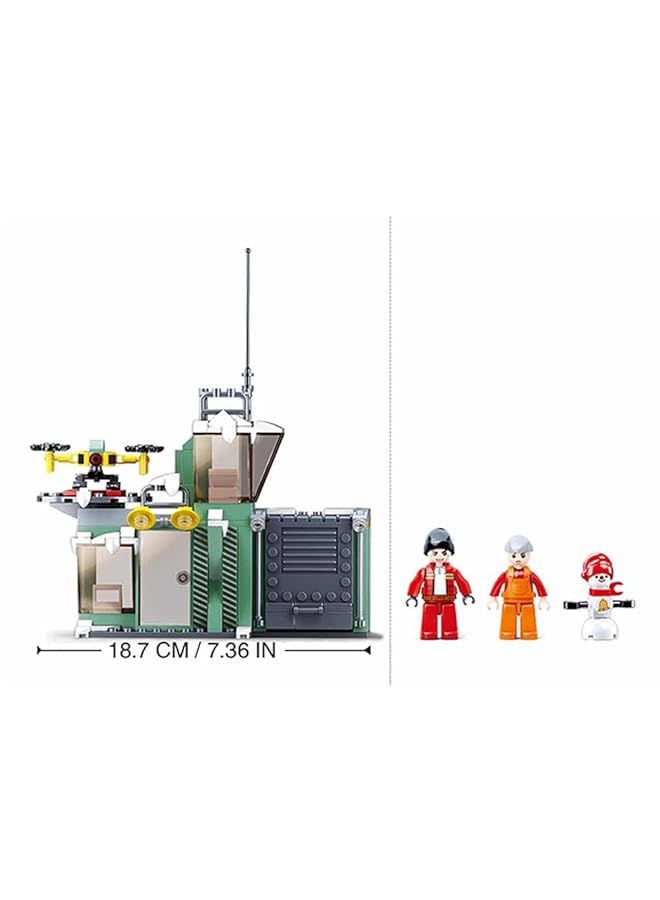 Sluban Town Series Rescue Base Building Set 251 Pieces With Minifigures For Ages 6+ Years Old - Image 5