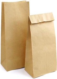Generic أكياس ورقية للغداء من Kslong، 50 كيسًا من الورق البني، 6 رطل، 6.1 × 3.9 × 11.8، أكياس كرافت متينة، أكياس بقالة، أكياس خبز المخبوزات، أكياس تغليف الهدايا لحفلات التسوق، بكميات كبيرة (بني 8) 