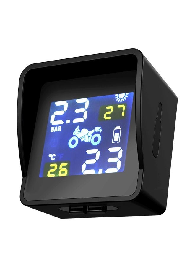 NIBEMINENT Solar Wireless Motorcycle Tire Pressure Monitoring System  - Image 1