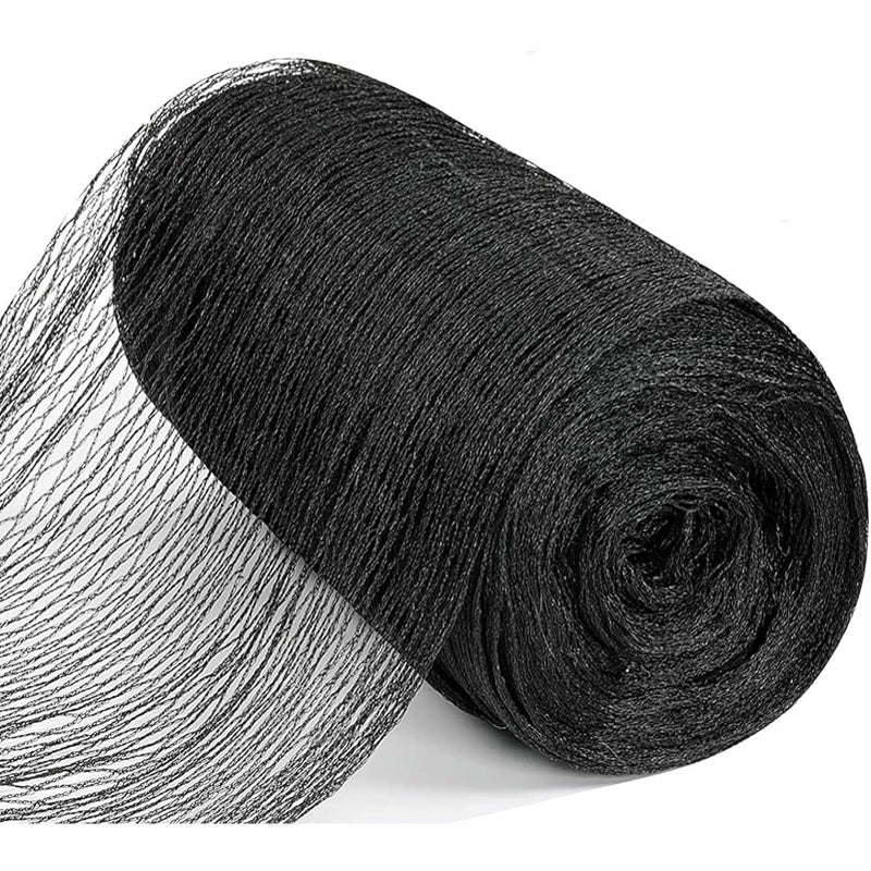 Vocray Koi Pond Netting for Leaves 14x14 Ft 12 in Strong Woven Fine Mesh Pond Leaf Net Cover Protecting Koi Fish from Herons Raccoons Birds Cats Predators 14 Pcs Stakes Included