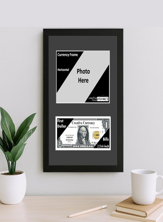 Creative Picture Frames 4x6 First Dollar Photo Frame Holds US Currency and 4x6 Horizontal Media Photograph with Black Mat - Image 4