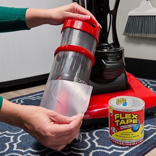 Flex Tape, Original Thick Flexible Rubberized Waterproof Tape - Seal and Patch Leaks, Works Underwater, Indoor Outdoor - Home RV Roof Plumbing and Pool Repairs, Clear, 4 in x 5 ft, Pack of 1 - Image 5