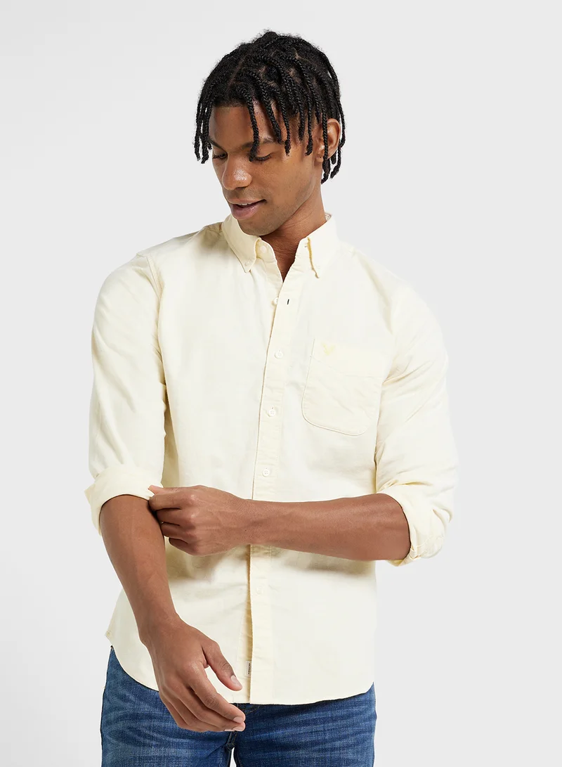 امريكان ايجل Oxford Slim Fit Shirt