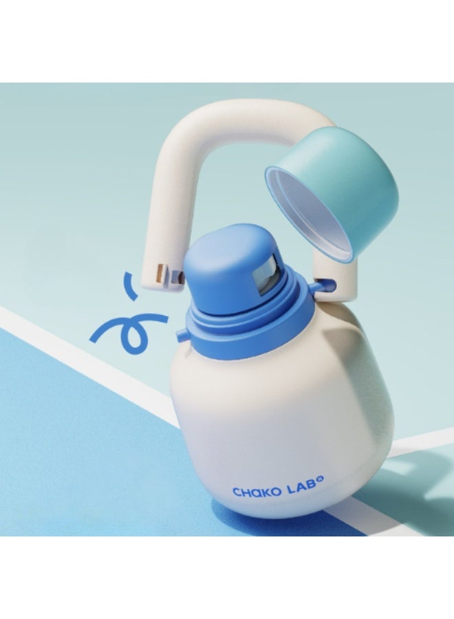 Chakolab Hanging Pot 820ml - White & Blue