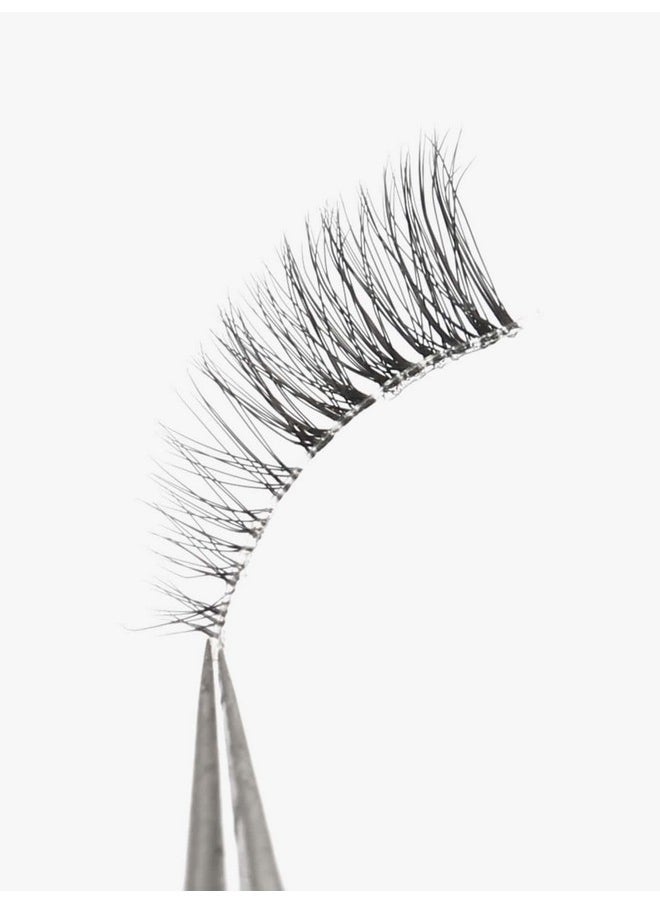 Gmagictobo - False Eyelashes Natural Half Lashes Short Wispy Clear Band Lashes Pack Cat Eye 3D Faux Mink Lashes Fake Eyelashes 7 Pairs Multipack - Image 1