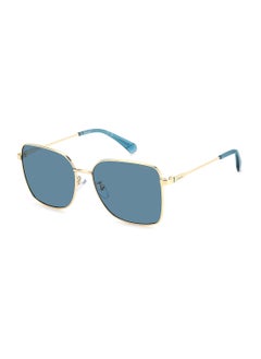 Polaroid Women's Polarized Square Sunglasses - Pld 4158/G/S/X Gold Millimeter - Lens Size: 58 Mm  - Image 1