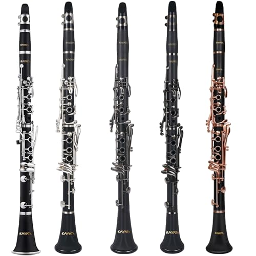 KAYATA B Flat Clarinet - Rose Gold Plated Student Clarinet with Reed, Cleaning Kit, Canvas Case - Image 2